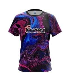 900 Global Cotton Candy Marble CoolWick Bowling Jersey