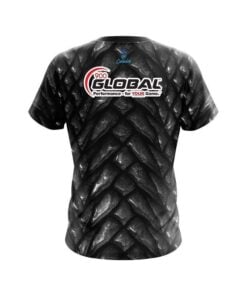 Alternative view of 900 Global Black Dragon Scales CoolWick Bowling Jersey