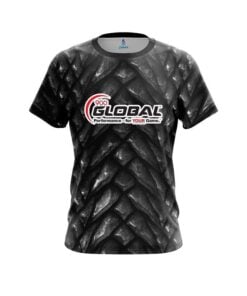900 Global Black Dragon Scales CoolWick Bowling Jersey