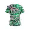 900 Global Green Exotic Motion CoolWick Bowling Jersey - Image 2
