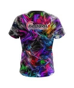 Alternative view of 900 Global Liquid Hypno Swirl  CoolWick Bowling Jersey