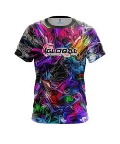 900 Global Liquid Hypno Swirl  CoolWick Bowling Jersey