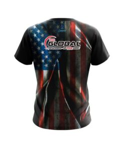 Alternative view of 900 Global Old Glory CoolWick Bowling Jersey