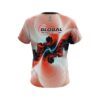 900 Global Peach Motion Vortex CoolWick Bowling Jersey - Image 2