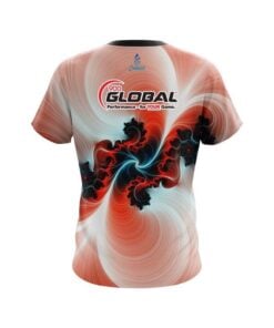 Alternative view of 900 Global Peach Motion Vortex CoolWick Bowling Jersey