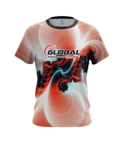 900 Global Peach Motion Vortex CoolWick Bowling Jersey
