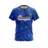 900 Global Psychedelic Blue Flow CoolWick Bowling Jersey