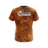 900 Global Psychedelic Orange Flow CoolWick Bowling Jersey - Image 2