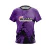 900 Global Purple Graffiti Grunge CoolWick Bowling Jersey