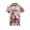 900 Global Red Paint Splash CoolWick Bowling Jersey