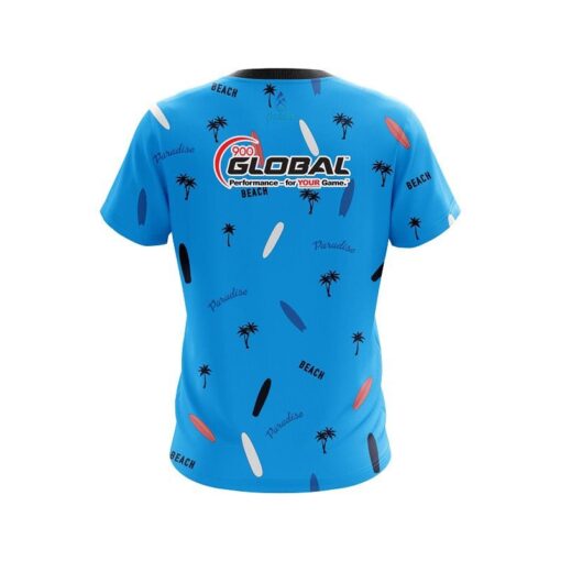 900 Global Paradise Palms CoolWick Bowling Jersey - Image 2