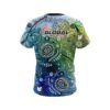 900 Global Watercolor Floral Art CoolWick Bowling Jersey - Image 2