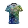 900 Global Watercolor Floral Art CoolWick Bowling Jersey