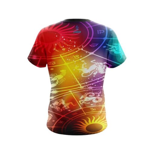 Plain Astrological Signs CoolWick Bowling Jersey - Image 2
