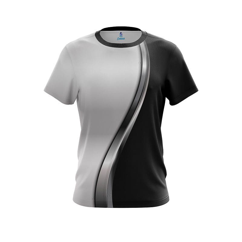 Silver Helix CoolWick Bowling Jersey 