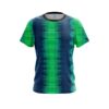 Plain Blue And Green Tie Dye CoolWick Bowling Jersey