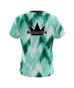 Alternative view of Brunswick Chevron Green CoolWick Bowling Jersey