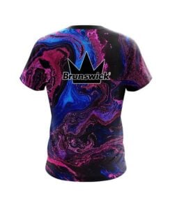 Alternative view of Brunswick Cotton Candy Marble CoolWick Bowling Jersey