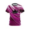 Brunswick Deep Pink Stripes CoolWick Bowling Jersey
