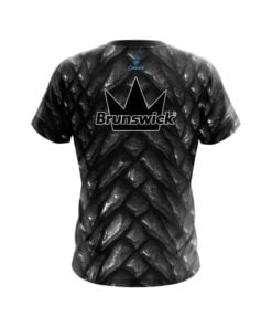 Alternative view of Brunswick Black Dragon Scales CoolWick Bowling Jersey