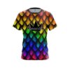 Brunswick Colorful Dragon Scales CoolWick Bowling Jersey