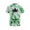 Brunswick Green Paint Splash CoolWick Bowling Jersey - Image 2