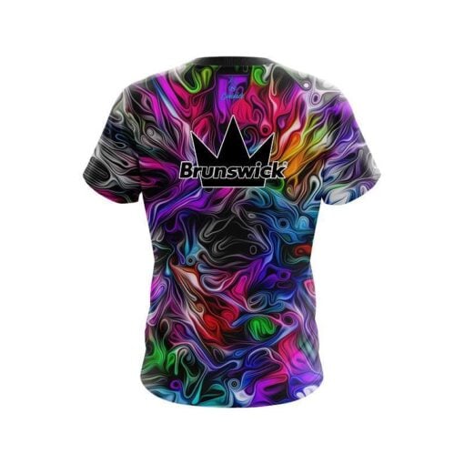 Brunswick Liquid Hypno Swirl CoolWick Bowling Jersey - Image 2