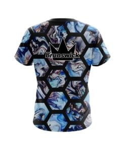 Alternative view of Brunswick Marble Hex CoolWick Bowling Jersey