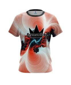 Brunswick Peach Motion Vortex CoolWick Bowling Jersey
