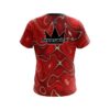 Brunswick Psychedelic Red Flow CoolWick Bowling Jersey - Image 2