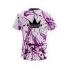 Brunswick Purple Paint Splash CoolWick Bowling Jersey - Image 2