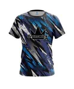 Brunswick Retro Zig Zag CoolWick Bowling Jersey