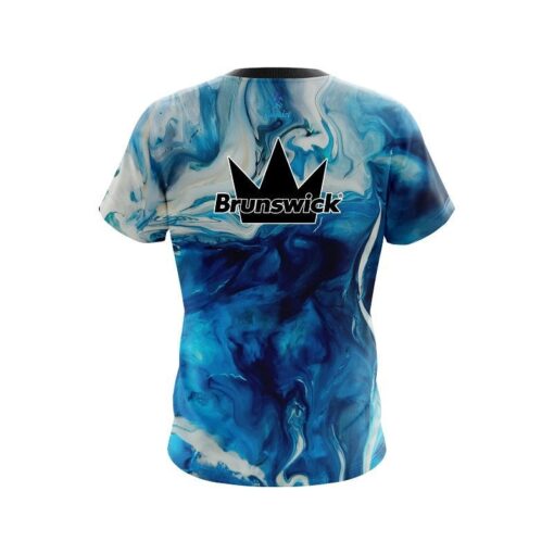 Brunswick Sea Splash CoolWick Bowling Jersey - Image 2