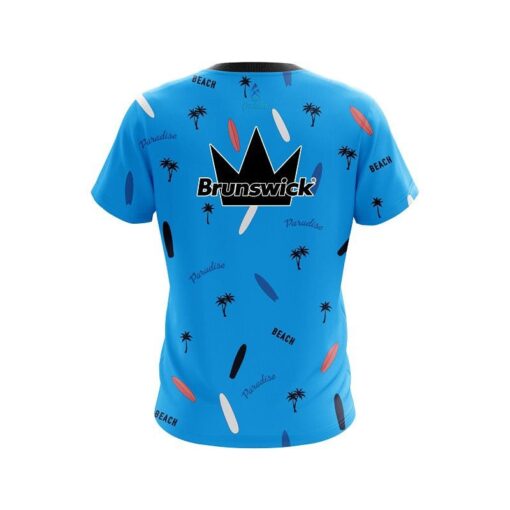 Brunswick Paradise Palms CoolWick Bowling Jersey - Image 2