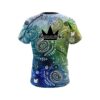 Brunswick Watercolor Floral Art CoolWick Bowling Jersey - Image 2