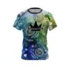 Brunswick Watercolor Floral Art CoolWick Bowling Jersey