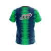 Columbia 300 Blue And Green Tie Dye CoolWick Bowling Jersey - Image 2