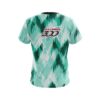 Columbia 300 Chevron Green CoolWick Bowling Jersey - Image 2
