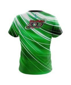Alternative view of Columbia 300 Deep Green Stripes CoolWick Bowling Jersey