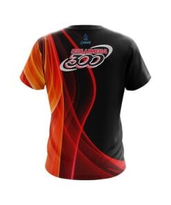 Alternative view of Columbia 300 Deep Orange Curve CoolWick Bowling Jersey