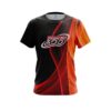 Columbia 300 Deep Orange Curve CoolWick Bowling Jersey