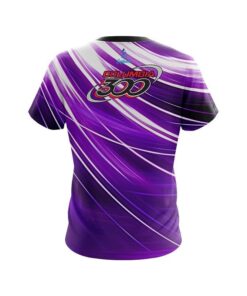 Alternative view of Columbia 300 Deep Purple Stripes CoolWick Bowling Jersey