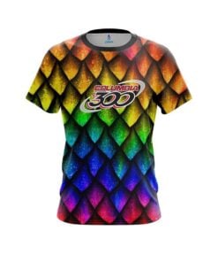 Columbia 300 Colorful Dragon Scales CoolWick Bowling Jersey