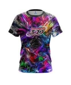 Columbia 300 Liquid Hypno Swirl CoolWick Bowling Jersey