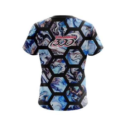 Columbia 300 Marble Hex CoolWick Bowling Jersey - Image 2