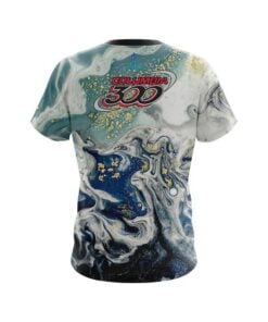 Alternative view of Columbia 300 Marbleized Ripple Pattern CoolWick Bowling Jersey