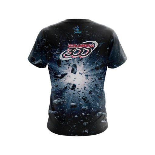 Columbia 300 Meteor shower CoolWick Bowling Jersey - Image 2
