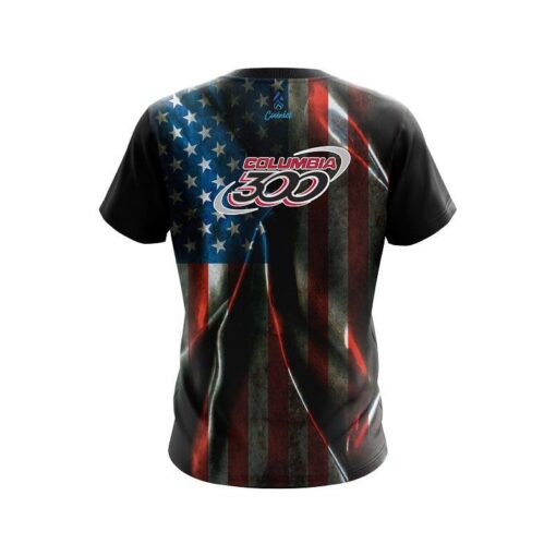 Columbia 300 Old Glory CoolWick Bowling Jersey - Image 2