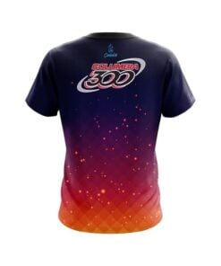Alternative view of Columbia 300 Orange And Pink Fire Sparks CoolWick Bowling Jersey