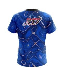 Alternative view of Columbia 300 Psychedelic Blue Flow CoolWick Bowling Jersey